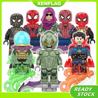Marvel Green Goblin Mysterio Spider-Man lego Minifiguras Y Bloques De Construcción Ensamblar Juguetes