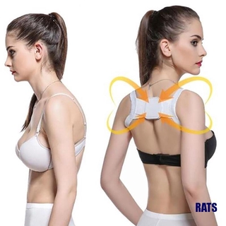 (RATS)1Pcs Back Support Brace Belt Posture Shoulder Corrector Band Corset