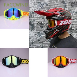 FACCWIND Frio Gafas de moto Ciclismo Gafas de montar Gafas de casco Gafas de protección ocular Gafas Casco de motocross Exterior Gafas a prueba de viento