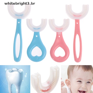 Cepillo De dientes en forma De U Para limpieza De dientes (blanco)