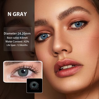 UAYYI 2pcs(1Pair) Color Contact Lenses Blue New York Pro Series Beauty Eye Contacts Brown Lentillas de Color Para Ojos (8)