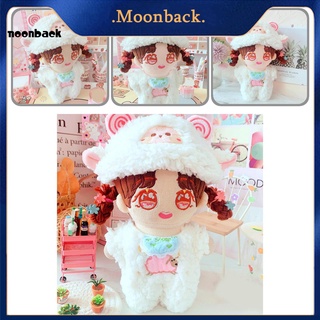 Moon_ Unique Doll Clothes Doll Lamb Clothes Pajamas Set Stylish for Pretend Game