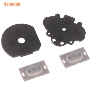 Risingmp (¥) 4 unids/set de goma de silicona interruptor de botón conductivo almohadilla de reemplazo para PSP 1000