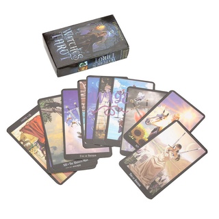 WX9E 1 caja 78 cartas bruja Tarot baraja futuro destino indicador pronóstico tarjetas juego de mesa MY (5)