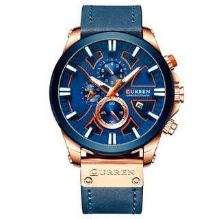 Reloj Curren Hombre, Análogo, Fechador, Extensible Ajustable Azul marino (1)
