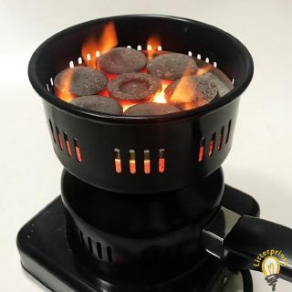 LP quemador eléctrico de carbón calentador de carbón Shisha Hookah calefacción carbón encendedor estufa (1)