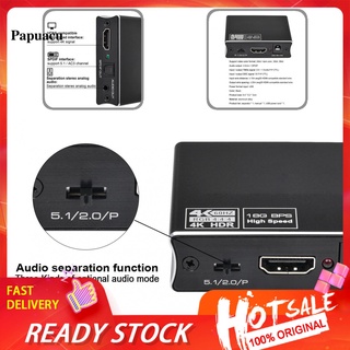 Pa adaptador de Audio convertidor compatible HDMI a HDMI compatible con Audio divisor de larga vida útil para PC