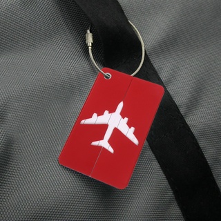 etaronicy etiqueta de equipaje de metal de aleación de aluminio avión de aire etiquetas de viaje etiqueta maleta