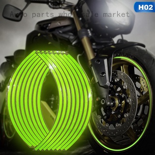 Suyenglshi - adhesivo para motocicleta, Pegatinas, tiras reflectantes, llanta reflectante para Honda Yamaha Kawasaki Suzuki