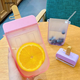 [zutmiy3] taza de paja de plástico paleta botella de agua al aire libre transparente jugo beber taza mx4883