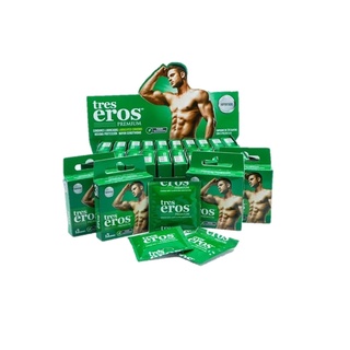 Condones Tres Eros Premium Lubricados Caja Con 72 Piezas