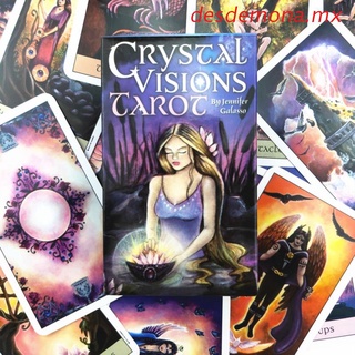 desdemona Crystal Visions Tarot Full English 79 Cards Deck Oracle Divination Fate Family Party Board Game