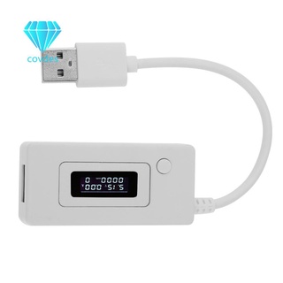 Covdes LCD Micro USB Charger Battery Capacity Voltage Current Tester V/A/mAh Meter