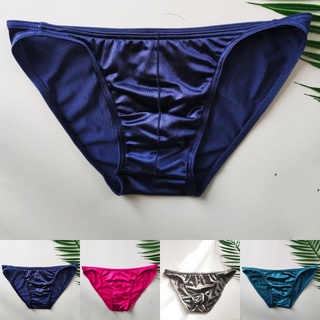 New Mens Underwear Briefs Solid color Sexy Breathable Tangas Low waist Lingerie