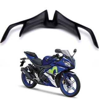 melele motocicleta carenado delantero aerodinámico winglets abs cubierta inferior protección protector para y-amaha yzf r15 v3 2017-20 moto acc (9)