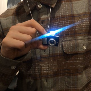 DIY Mini Flash cámara fotos fotos colgante collar regalos de fiesta (1)