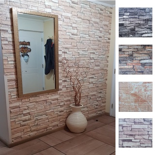Espuma 3D pegatinas de pared autoadhesivas paneles de papel pintado decoración del hogar sala de estar dormitorio decoración de la casa baño ladrillo pegatina de pared