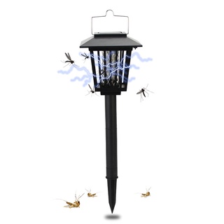 Solar Mosquito Killer Lamp Bug Zapper LED Light Insect Fly Catcher Trap for Outdoor Garden Lawn
