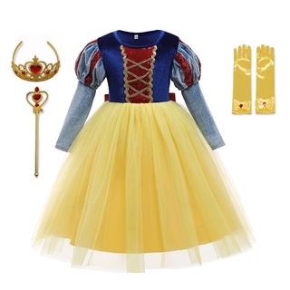 Vestido De Halloween Princesa Blancanieves Cosplay Disfraces Para Niños Navidad Cumpleaños Fiesta Carnaval Clo