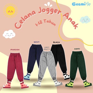 Pantalones de Jogger para niños 1- 2 3 4 5 6 7 8 9 10 11 12 años Unisex GCJ