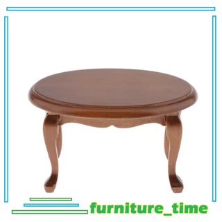 1/12 muebles de casa de muñecas para accesorios de sala de estar - mesa auxiliar miniatura mesa de café mesa de café mesa de té de madera