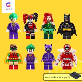 Lego Lego minifiguras serie de juguetes de superhéroe juguete payaso Batman luna Robin bloques rompecabezas juguetes