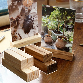 clips de notas de madera natural soporte de fotos abrazaderas soporte de tarjeta de escritorio