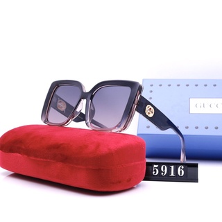 Listo Stock ! Gucci Las Nuevas Gafas De Sol Anti-UV 400 Luz Azul Para Mujeres