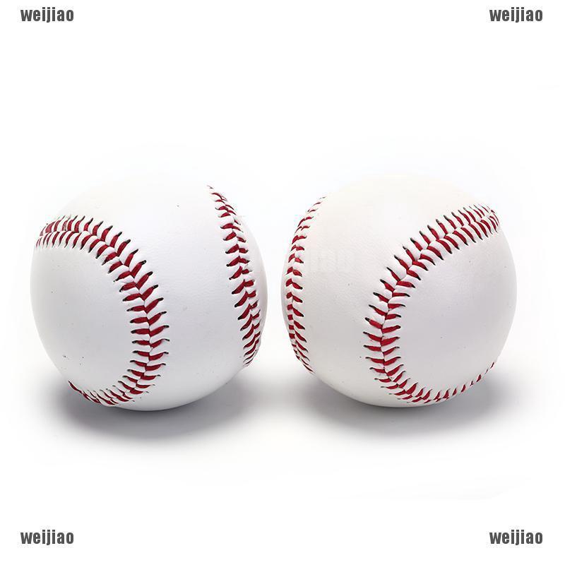 WEIJIAO 9" béisbols pvc superior de goma interior suave duro bolas ejercicio de entrenamiento de softbol