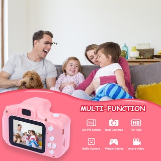 maurcey rosa niños cámara 1080p hd cámara digital para niños mini recargable niño po mx