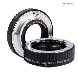 BlueHouse Viltrox DG-M43 Auto Focus Lens Extension Tube Ring Adapter for Micro M4/3 Camera