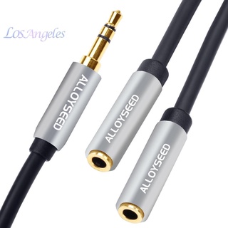 [La] Cable de Audio estéreo de 3,5 mm macho a 2 hembra adaptador de Cable 33 cm114214