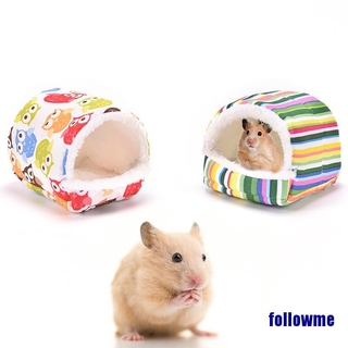 <followme> hámster erizo suave almohadilla cama mascota rata cobaya casa nido pequeño animal jaula