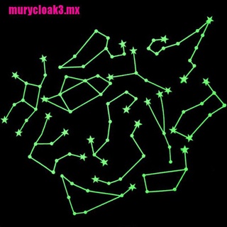 MR Zodiac Glow In The Dark Stars pegatinas para dormitorio de niños, decoración de pared