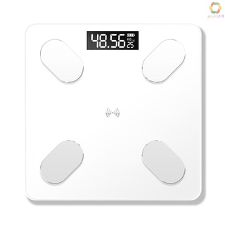 smart health scale escala de peso corporal lcd escala de grasa corporal báscula de baño imc medición de masa muscular soporte app conexión