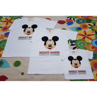 Disney Mickey Mouse T-Shirt familia pareja familia pareja adultos