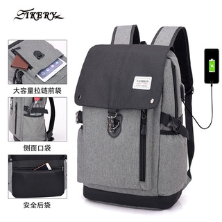 Mochila para hombre mochila de gran capacidad bolsa de viaje de ordenador Casual de moda de las mujeres de la escuela secundaria wcRC (8)