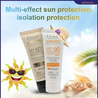 aishen facial cuerpo protector solar blanqueamiento crema solar protector solar piel crema protectora anti-envejecimiento control de aceite hidratante spf 90 50