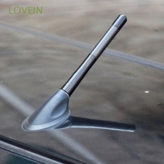 LOVEIN Radio Car Antenna AM/FM Auto Roof Carbon Fiber Aerial Mast Marine Antenna Universal Screw Aluminum Welcomed Short Stubby/Multicolor