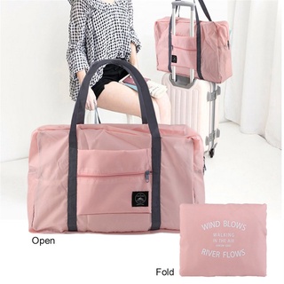 Bs bolsa de almacenamiento plegable impermeable bolsa de equipaje de viaje bolsa de la compra de los hombres mujeres 0928