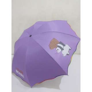 Paraguas plegable 3 motivos personaje desnudo oso fuerte resistente Anti UV Nagoya (3)
