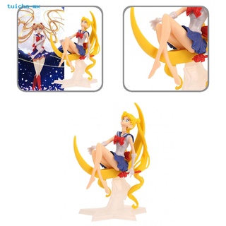 SAILOR MOON tu anime accesorio marinero luna pastel decoración lindo marinero luna pastel topper figuras juguete fadeless para niña