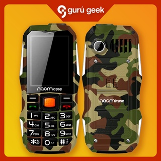 OUTDOOR - Celulares de Uso Rudo Dual SIM, Batería de Larga Duración Baratos, Teléfono color Camuflaje, Exclusivo Telcel
