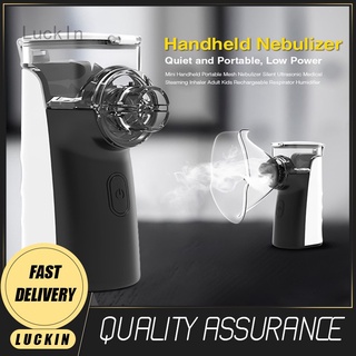 Handheld Nebulizer Ultrasonic Compression Nebulizer Household Children Adult Micro-Mesh Nebulizer Humidifier (1)