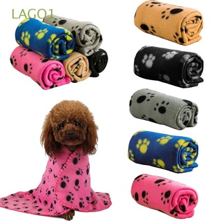 LAGO1 2022 Estampado de pata Suministros para mascotas Perro Mascota Universal de doble cara Tapete de cama Gato Nuevo Mantas para dormir Toalla de baño Manta/Multicolor