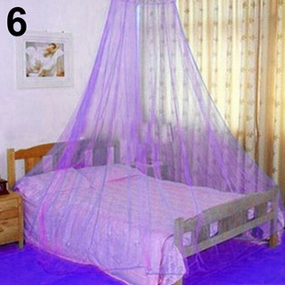 <Kaitlyn > elegante cama de insectos de encaje, cortina redonda, mosquitera, mosquitera (8)