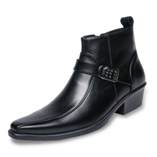 Botas para los hombres botas de los hombres botas de tobillo botas negras botas de chelsea botas de invierno botas de los hombres zapatos de cuero de los hombres de corte alto zapatos coreano bota botas de cuero botas formales botas de tobillo botas de lo