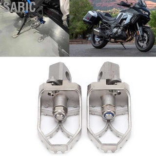 Saric 2PCS Motorcycle Foot Peg Pedal Replacement for KAWASAKI Versys650 Versys 1000 X300 2007‑2021