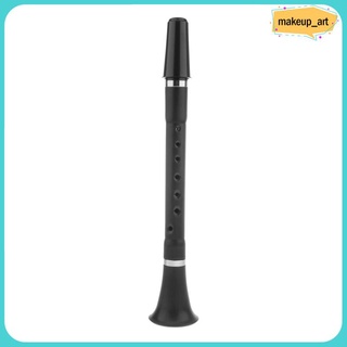 b clarinete plano en negro trabajo a mano baquelita con bolsa de transporte instrumento de viento de madera para