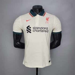 2021 2022 Liverpool Away Player Version Soccer Jersey